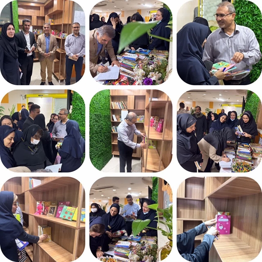 همزمان با آغاز هفته کتاب و کتابخوانی، مراسم اهدای کتاب به کلبه «یار مهربان»  در لابی بیمارستان برگزار شد